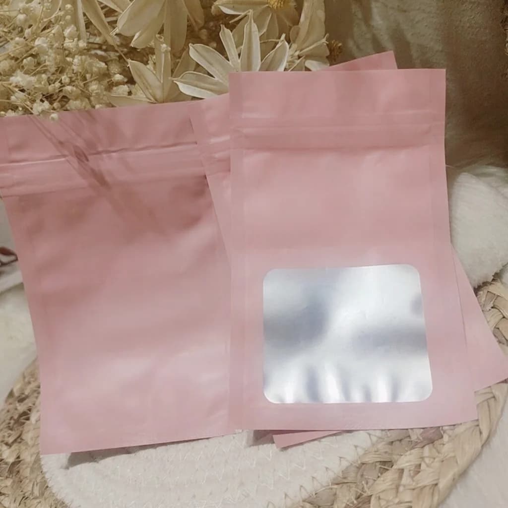 Zamrznjene plastične ziplock vrečke za orodja za nohte in nalepljive nohte